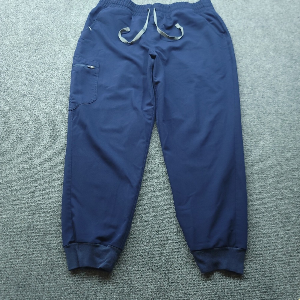 Figs Technical Collection Navy Blue Scrub Jogger Pants W20SW2028P Womens XL P